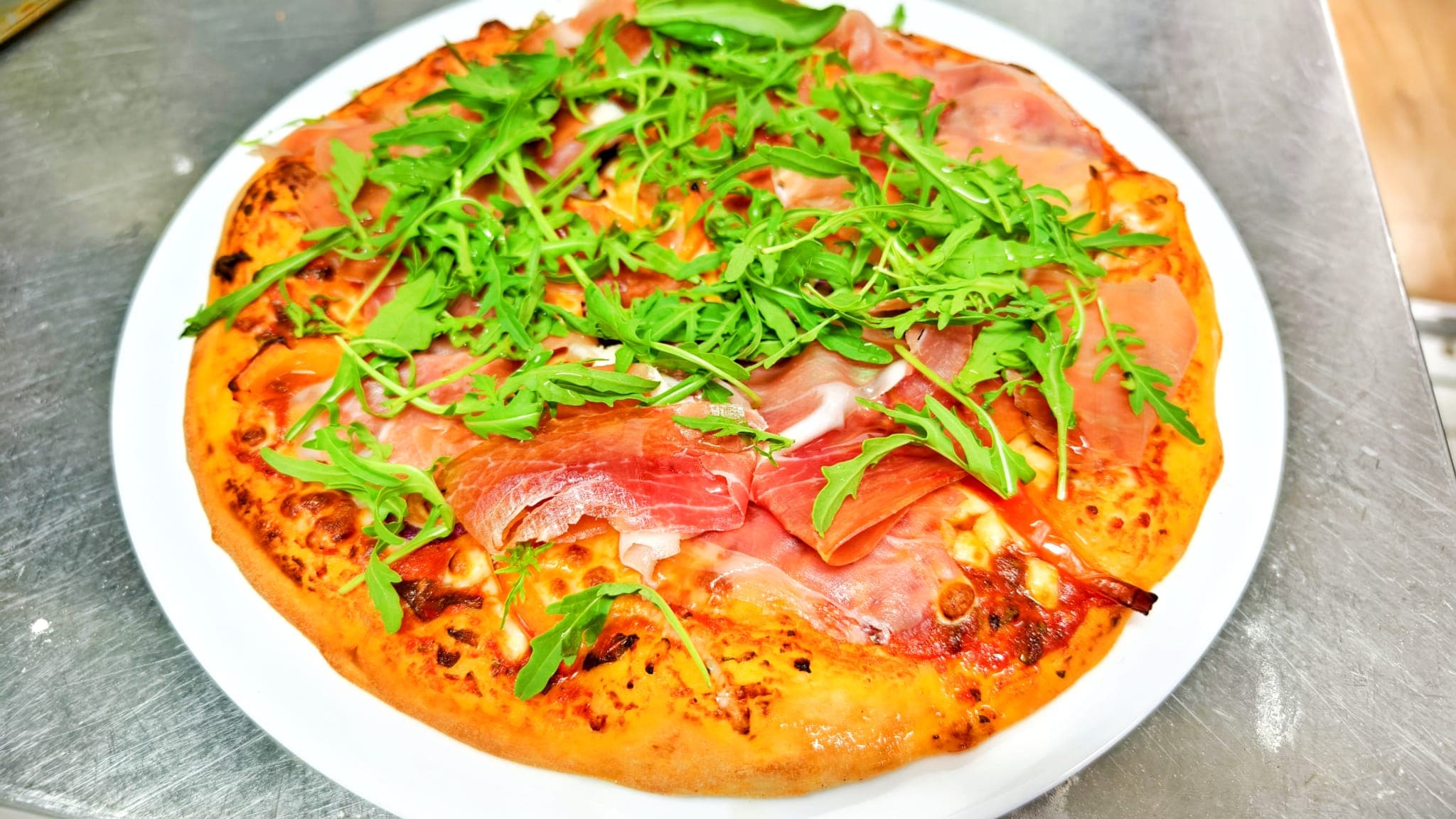 Pizza cuite au four