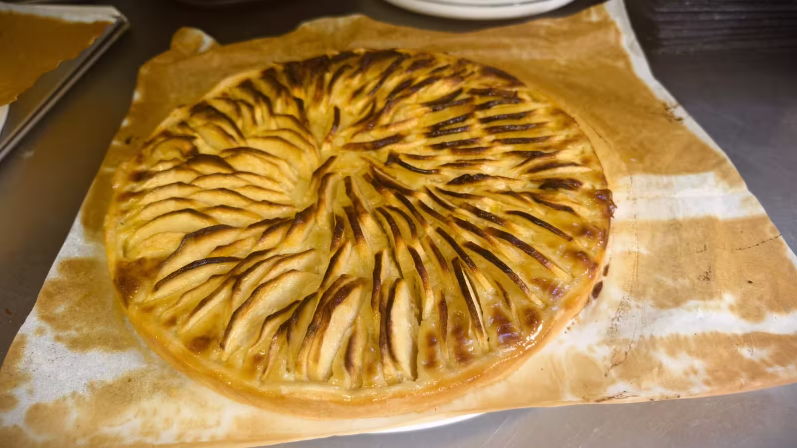 Tarte fine aux pommes maison
